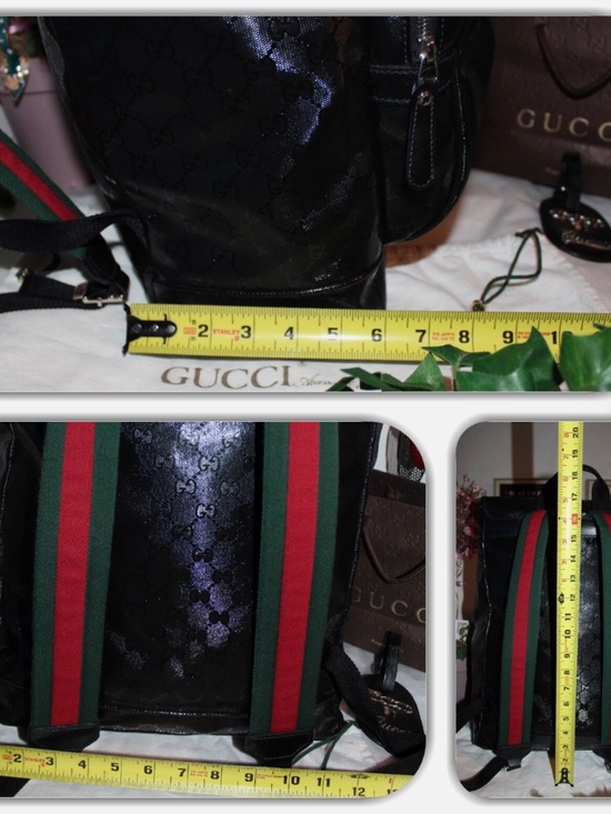 GUCCI FIAT 500C BY GG IMPRIME BLACK BACKPACK! (LIMITED EDITION)